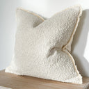 Fluid Home Interiors - Sofia Cream Boucle Cushion 65x65cm - Ellenvale Interiors