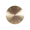 Fluid Home Interiors -  Gold Metal Wall Clock - Libra Interiors