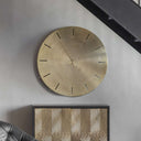 Fluid Home Interiors -  Gold Metal Wall Clock - Libra Interiors