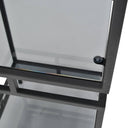 Fluid Home Interiors - Black Frame and Tinted Glass Display Unit - Libra Interiors