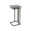 Fluid Home Interiors - Set of 2 Glass and Metal Side Tables - Libra Interiors