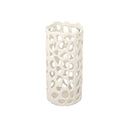 Fluid Home Interiors - Ecomix natural cream hurricane lamp - Libra Interiors