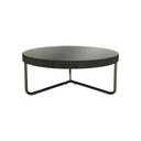 Fluid Home Interiors - Round Coffee Tables with Black Tinted Glass - Libra Interiors