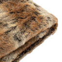 Fluid Home Interiors - Premium Brown Fur Throw