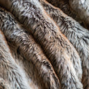 Fluid Home Interiors - Premium Brown Fur Throw