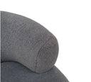 Fluid Home Interiors - Grey Boucle Occasional Chair - Libra Interiors