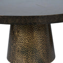 Fluid Home Interiors - Set of 2 Iron Coffee Tables in Rustic Antique Gold - Libra Interiors