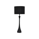 Fluid Home Interiors - Black and Silver Lined Drum 16″ Lampshade - Libra Interiors