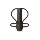 Seren Large Textured Black Vase