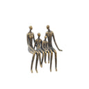 Fluid Home Interiors - Sitting Family of Four Shelf Sculpture - Libra Interiors