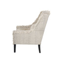 Fluid Home Interiors - Macrame Cream Occasional Chair