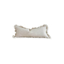 Fluid Home Interiors - Sand 100% Cotton Ruffled Cushion Cover - Ellenvale Interiors