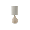 Eliza Natural Rattan Lamp with Drum Shade