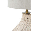 Eliza Natural Rattan Lamp with Drum Shade