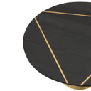 Zephyr Black Slate and Gold Cake Stand