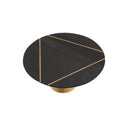 Zephyr Black Slate and Gold Cake Stand