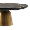 Zephyr Black Slate and Gold Cake Stand