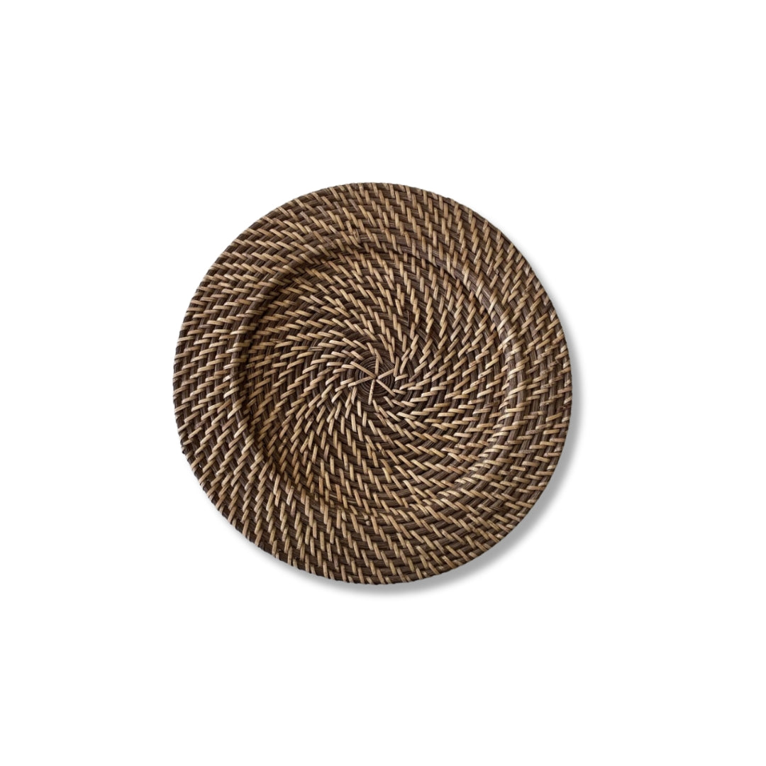 Fluid Home Interiors - Rattan Charger Plate Natural 32cm 