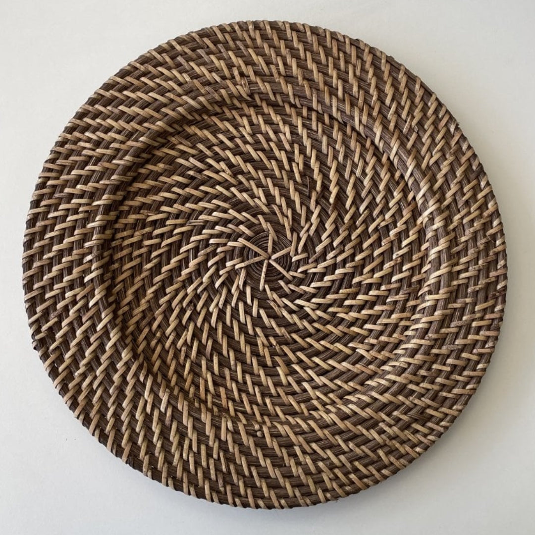 Fluid Home Interiors - Rattan Charger Plate Natural 32cm 