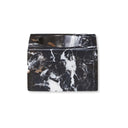 Sable Square Black Marble Bowl