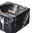 Sable Square Black Marble Bowl