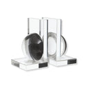 Margot Set Of 2 Crystal Bubble Bookends