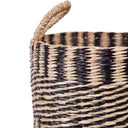 Set of Three Rattan Storage Baskets with Handles