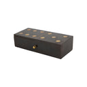 Fluid Home Interiors - Dark Wooden Domino Set in Storage Box - Libra Interiors