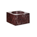 Odessa Square Red Marble Bowl