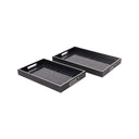 Set of 2 Squares Pattern Trays  - Libra Interiors