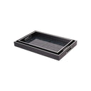 Set of 2 Squares Pattern Trays  - Libra Interiors