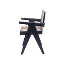 Fluid Home Interiors - The Camden Black Rattan Chair - Libra Interiors