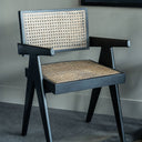 Fluid Home Interiors - The Camden Black Rattan Chair - Libra Interiors