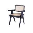 Fluid Home Interiors - The Camden Black Rattan Chair - Libra Interiors