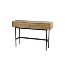 Fluid Home Interiors - The Camden Rattan 2 Drawer Console Table