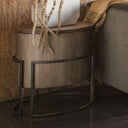 Fluid Home Interiors - The Hampstead Antique Gold Side Table - Libra Interiors