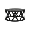 Fluid Home Interiors - Solid Wooden Coffee Table in Black - Libra Interiors