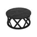 Fluid Home Interiors - Solid Wooden Coffee Table in Black - Libra Interiors