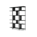 The Manhattan Black Bookcase Shelving Unit - Libra Interiors