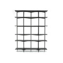 The Manhattan Black Bookcase Shelving Unit - Libra Interiors