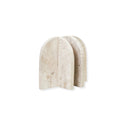 Sahara Travertine Arched Bookends