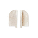 Sahara Travertine Arched Bookends