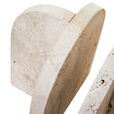 Sahara Travertine Arched Bookends