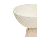 Sahara Travertine Pedestal Bowl