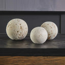 Sahara Travertine Set of 3 Deco Balls