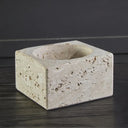 Sahara Travertine Square Decorative Bowl