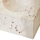 Sahara Travertine Square Decorative Bowl