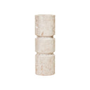 Sahara Travertine Candle Holders