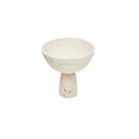 Sahara Travertine Pedestal Bowl