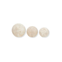 Sahara Travertine Set of 3 Deco Balls